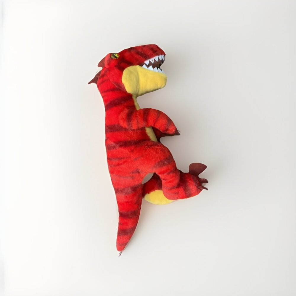 Build-A-Bear Red Dinosaur Plush Toy – T-Rex / Raptor Dinosaur Stuffed Animal BAB
